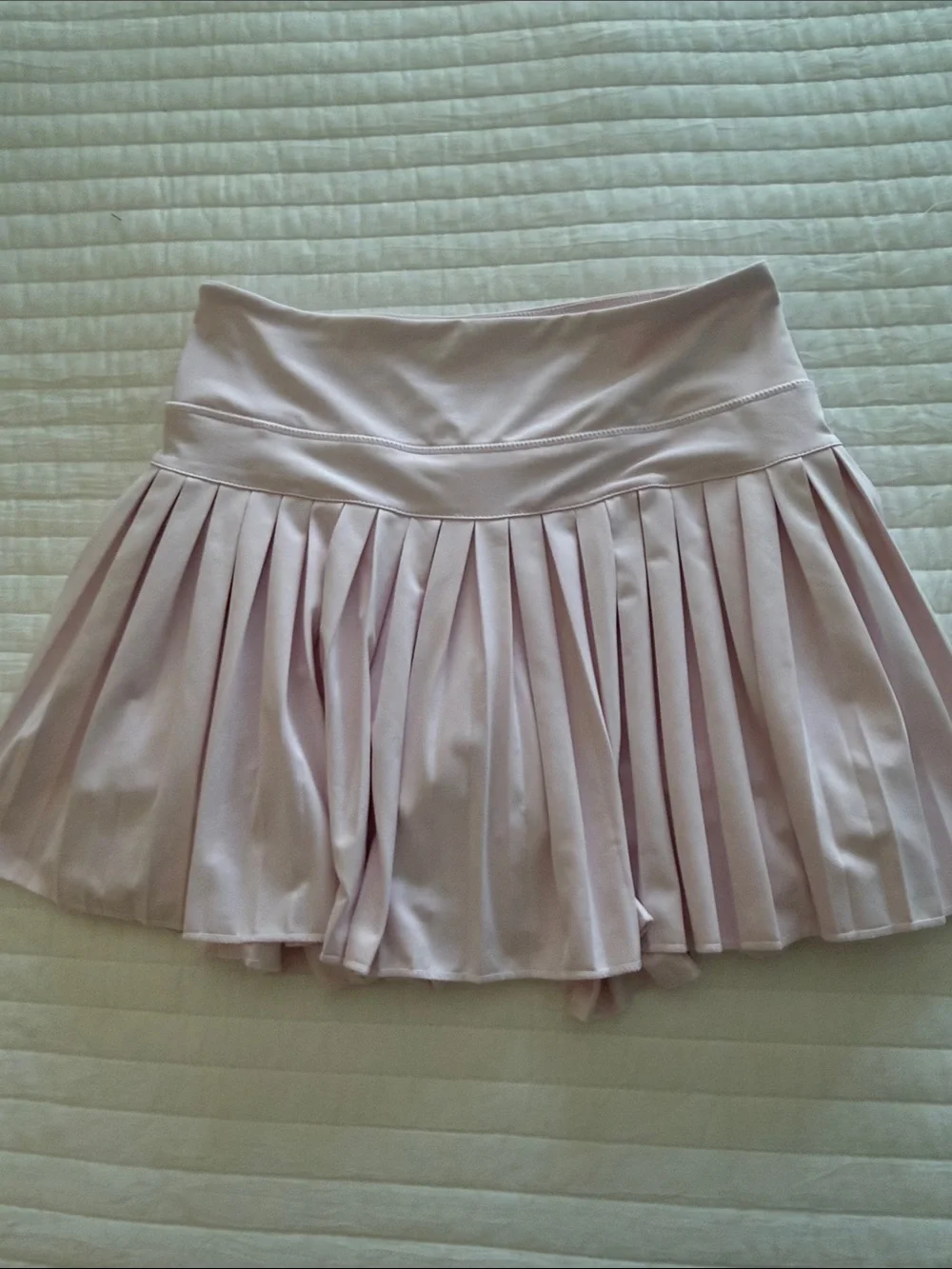 GOLDHINGE Almond Blossom Pleated Tennis Skirt